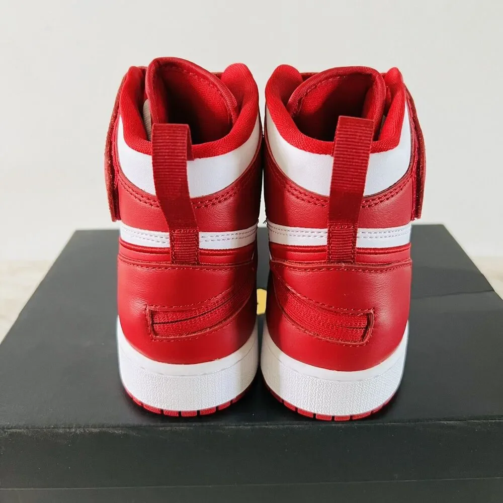 NIKE Air Jordan 1 Hi FlyEase Cardinal Red/White - M 5.5 Y (7 W)